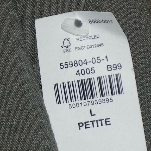 Old Navy Women's extra high rise Wide-Leg Trousers Olive Green Size L Petite - Picture 7 of 8